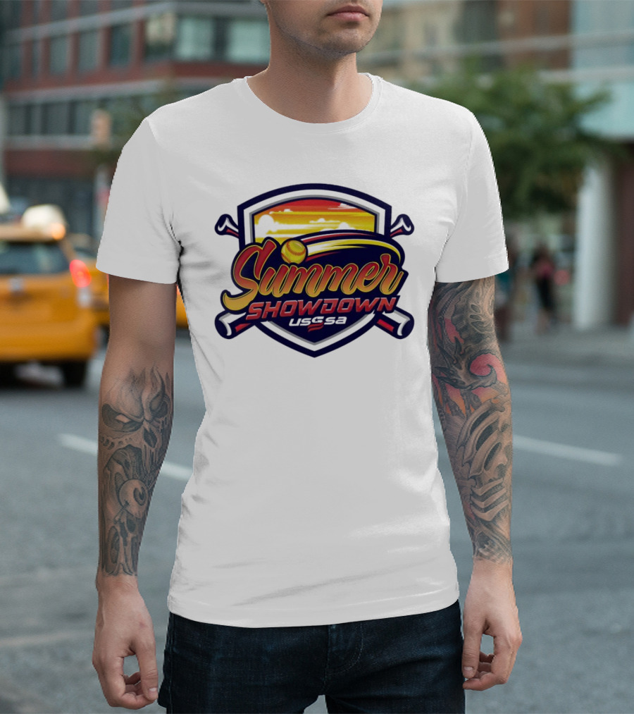 USSSA Summer Showdown Softball Sunset T-Shirt