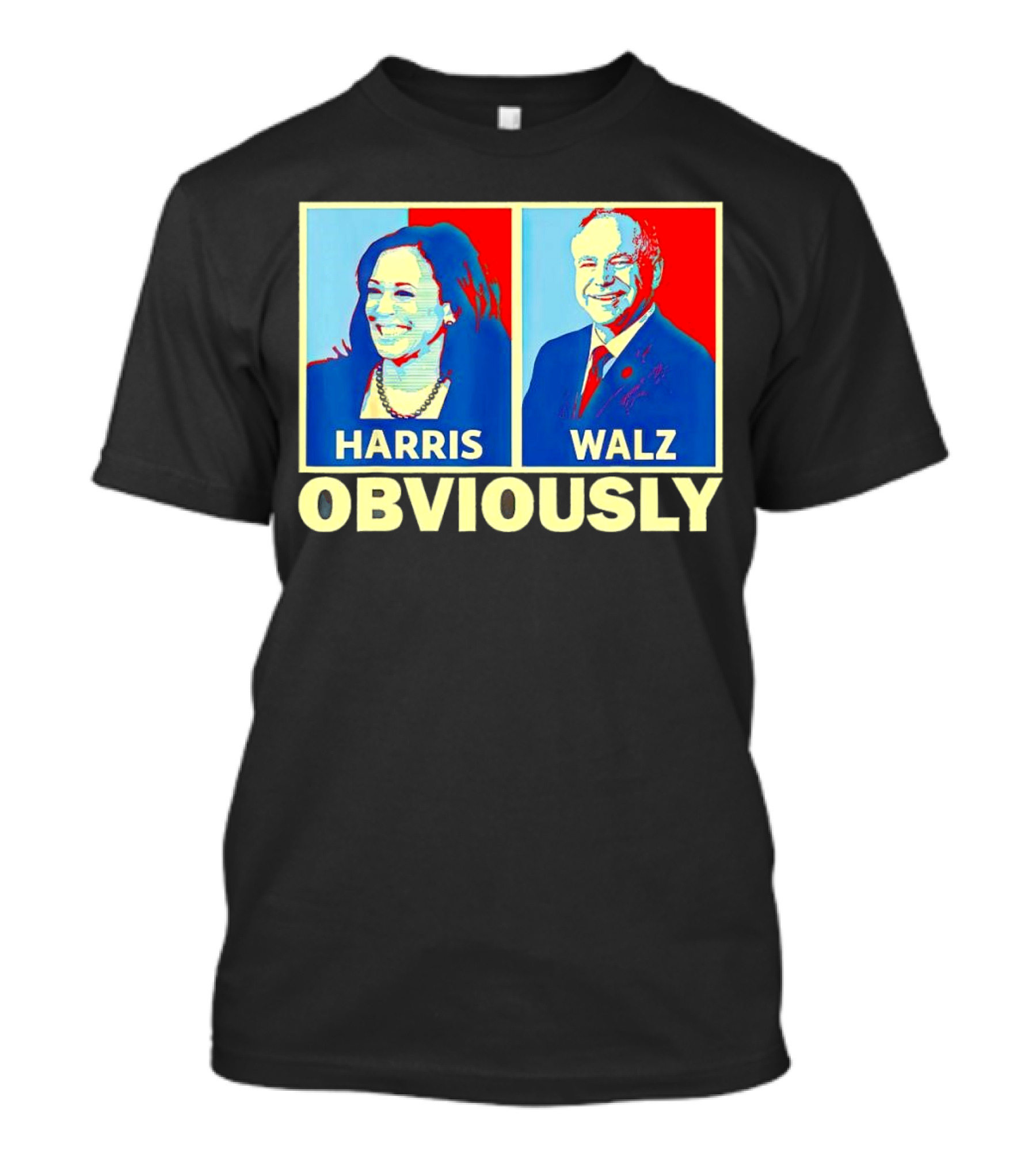 Kamala Harris Tim Walz Obviously Iconic Hope T-Shirt