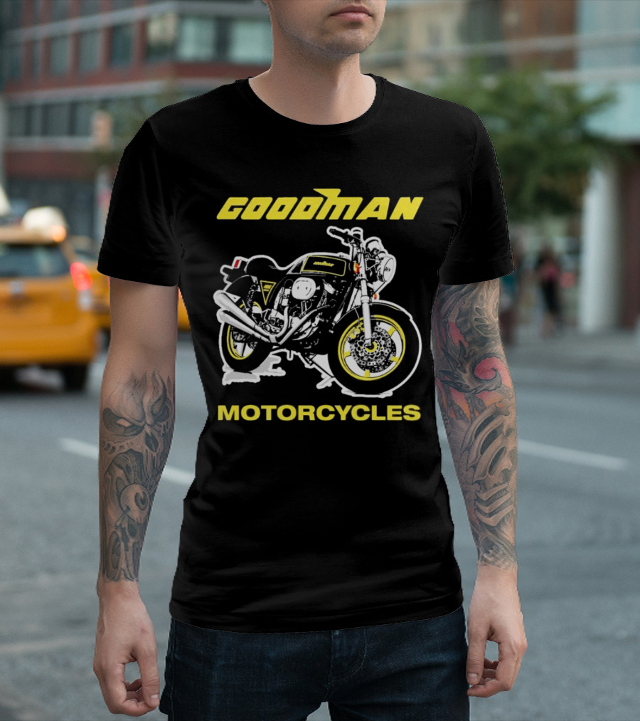 GOODMAN MOTORCYCLES CLASSIC VINTAGE BIKE T-Shirt