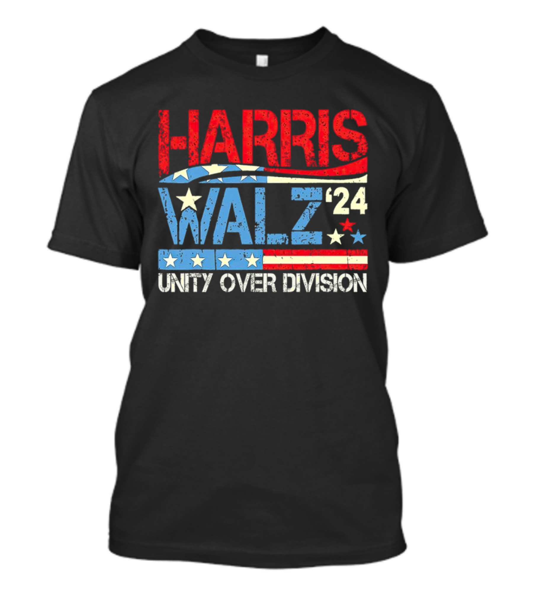 Harris Walz ’24 American Unity Over Division T-Shirt