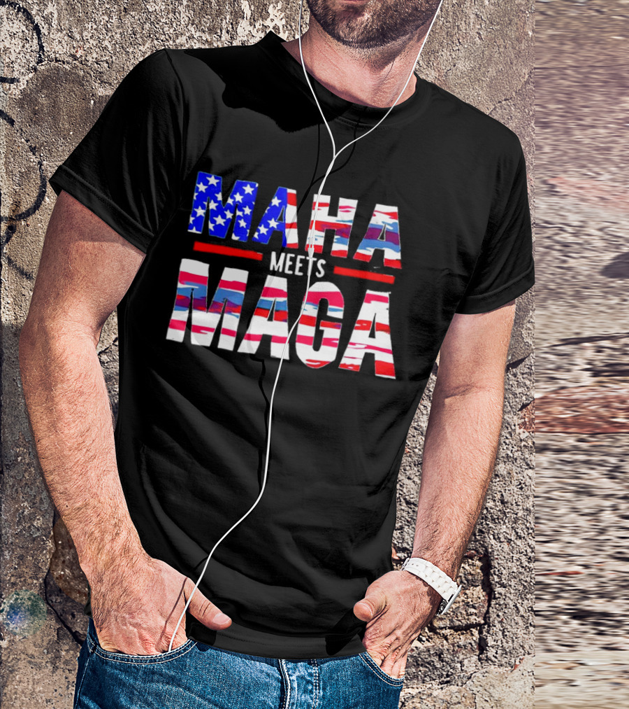 MAHA Meets MAGA US Flag T-Shirt