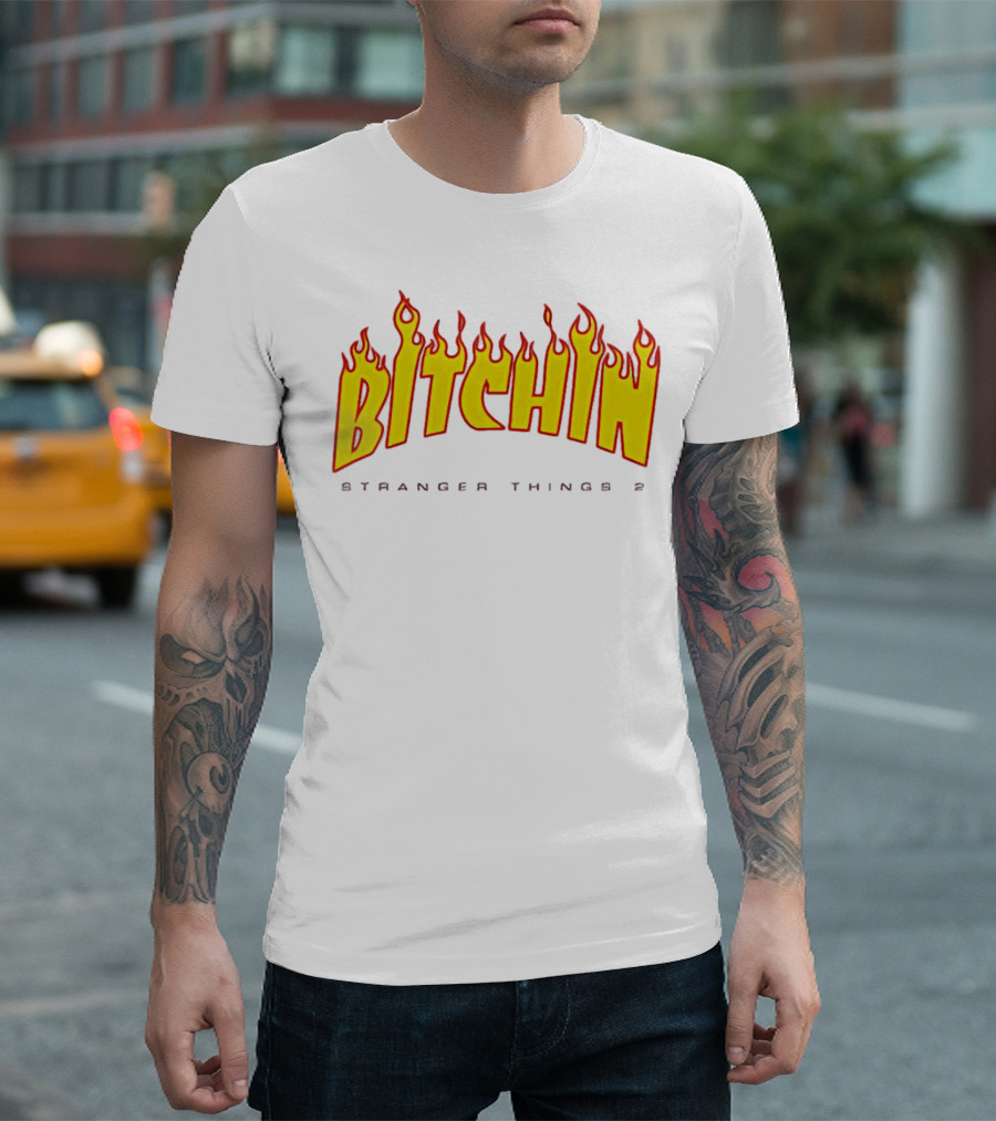 Bitchin Stranger Things 2 Flame T-Shirt