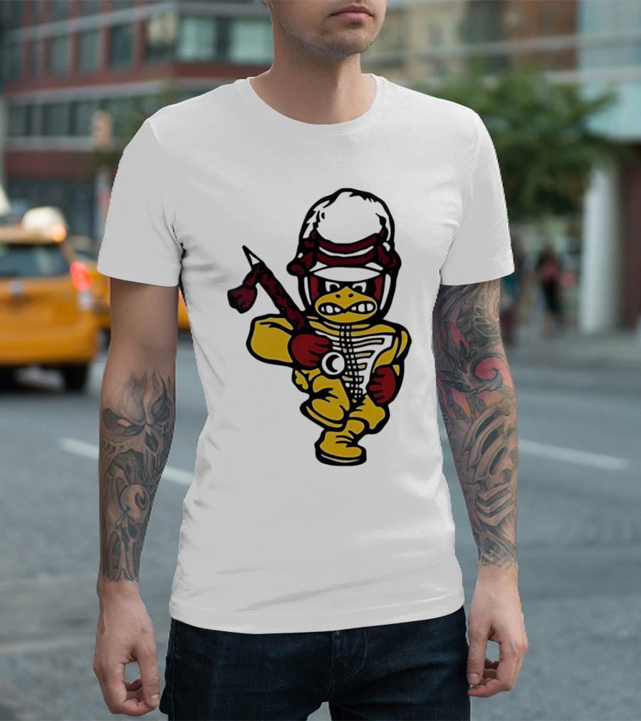 Ci Sport Marching Band Duck Mascot in Band Uniform T-Shirt