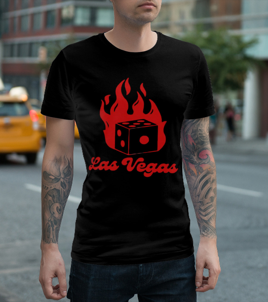 Las Vegas Dice on Fire T-Shirt