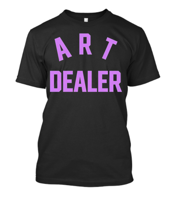 ART DEALER Classic Bold Typography T-Shirt