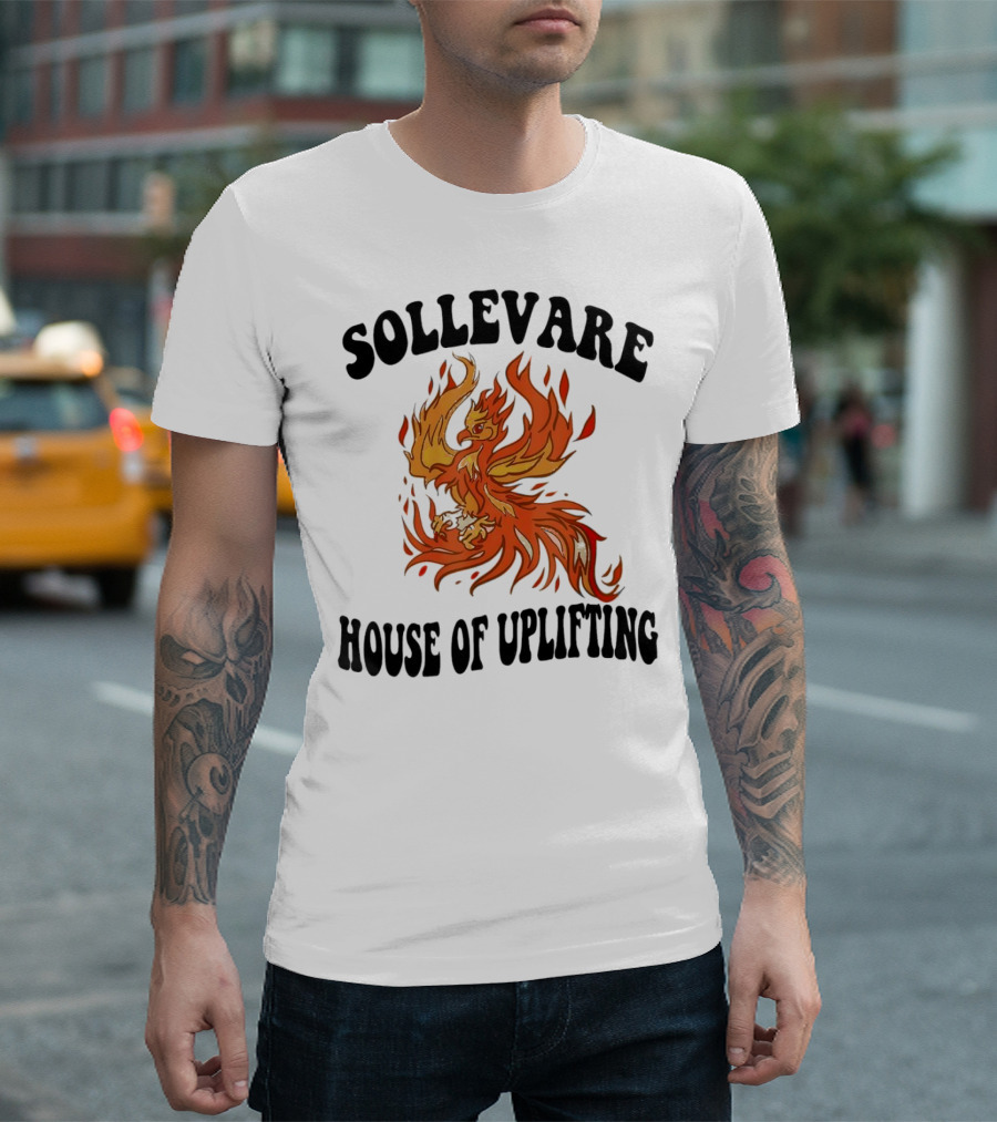 Sollevare House Of Uplifting Phoenix Flame T-Shirt