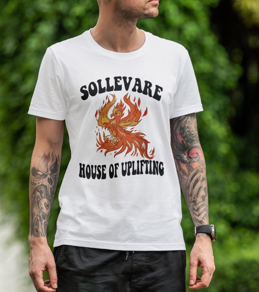 Sollevare House Of Uplifting Phoenix Flame T-Shirt
