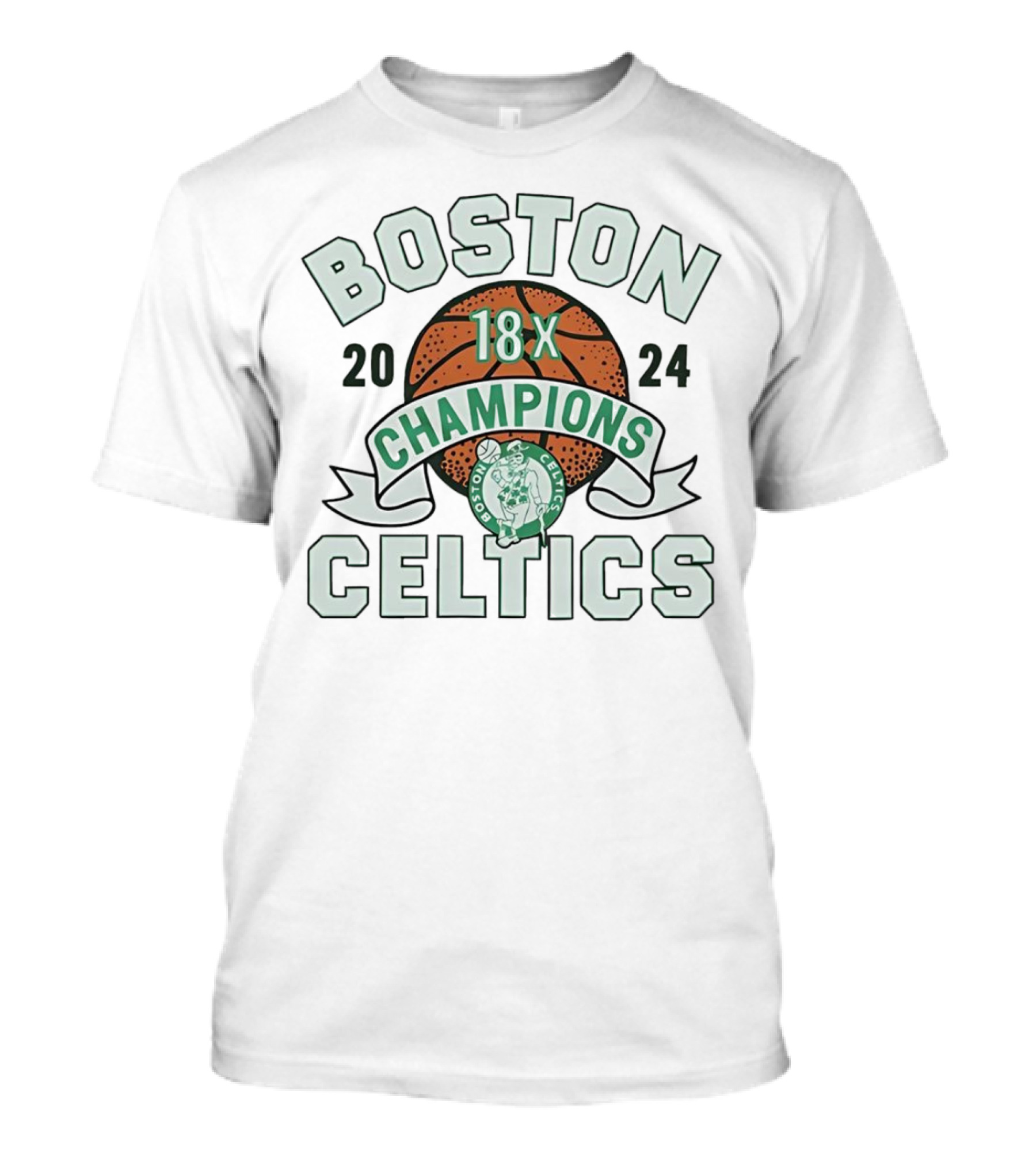 Boston Celtics 18x Champions 2024 Basketball T-Shirt