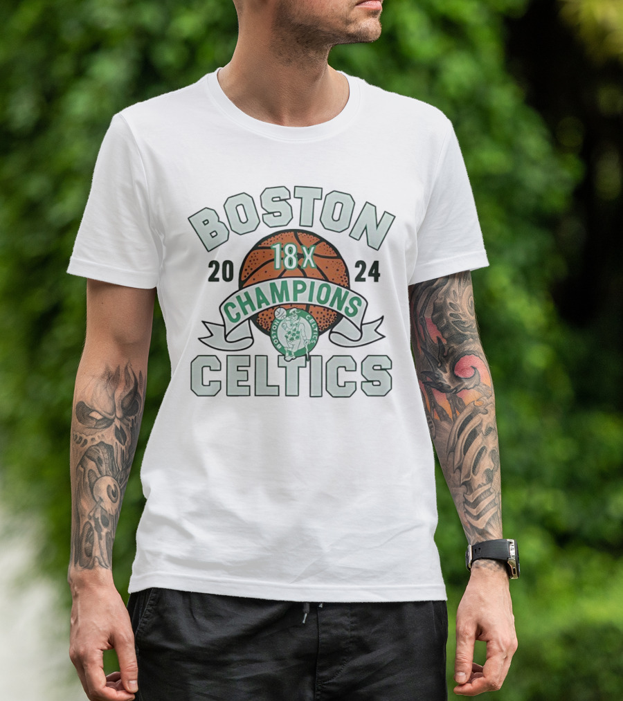 Boston Celtics 18x Champions 2024 Basketball T-Shirt
