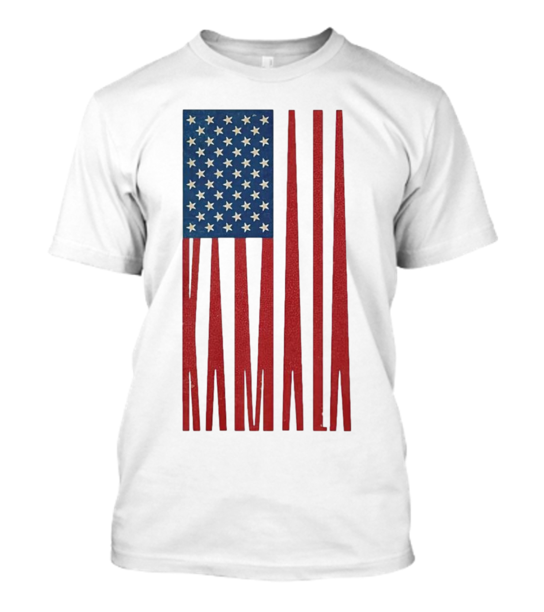 Vintage Kamala Harris 2024 USA Flag Election T-Shirt