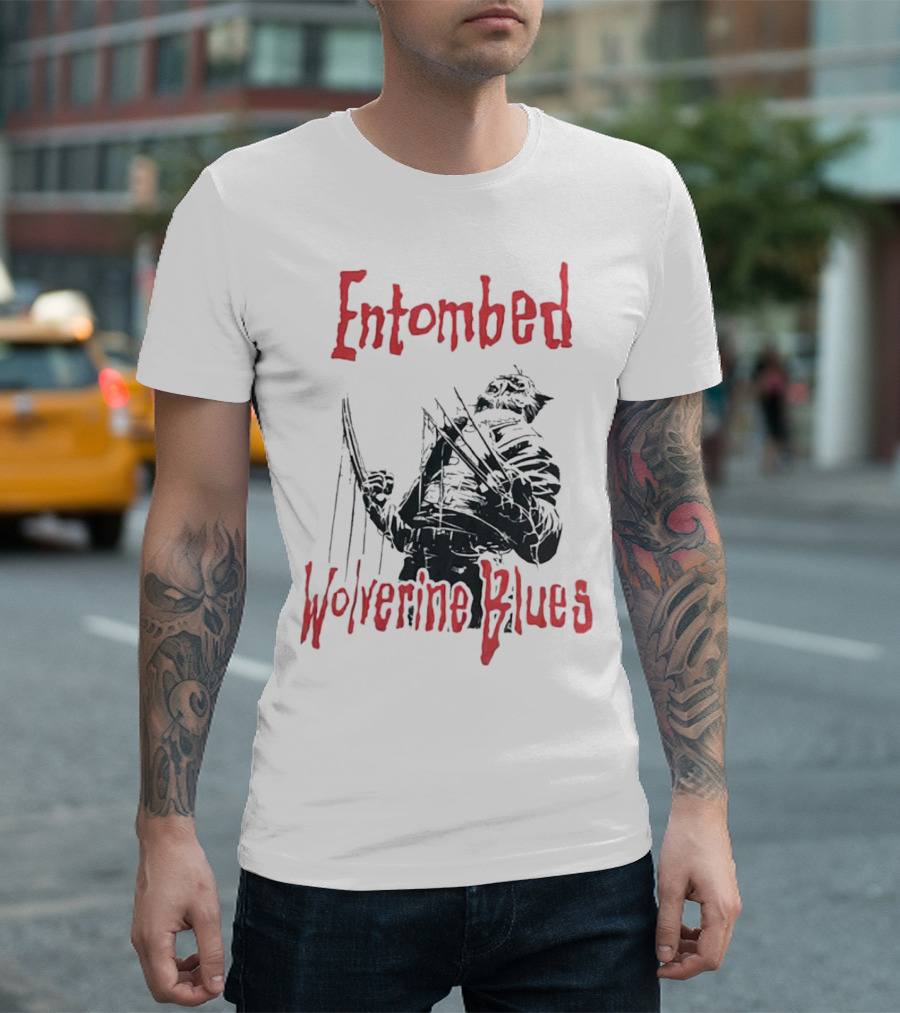 Entombed Wolverine Blues Album Cover T-Shirt