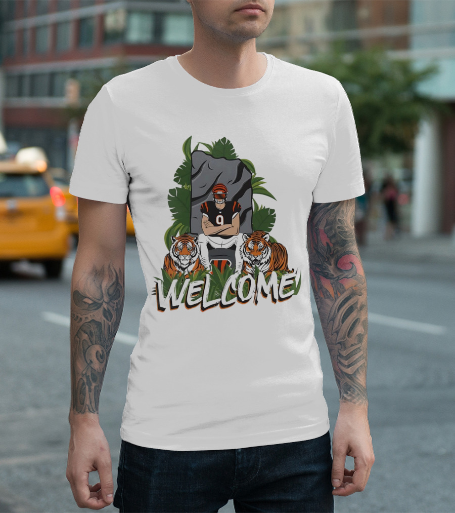 Welcome Joe Burrow Cincinnati Bengals Football Tigers T-Shirt