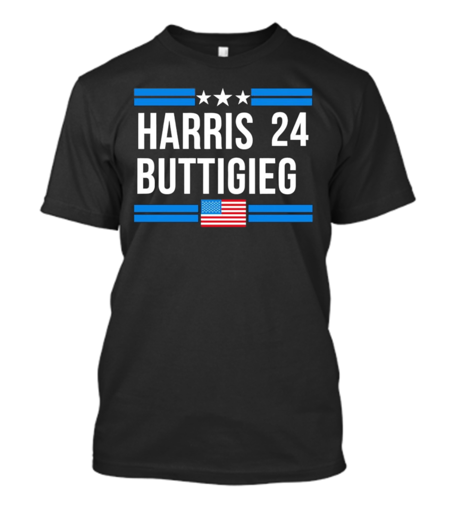 Harris Buttigieg 24 Stars And Stripes Campaign T-Shirt
