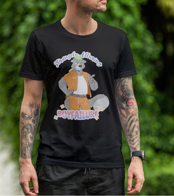 Strangely Alluring Boyfailure Anthro Character In Orange T-Shirt
