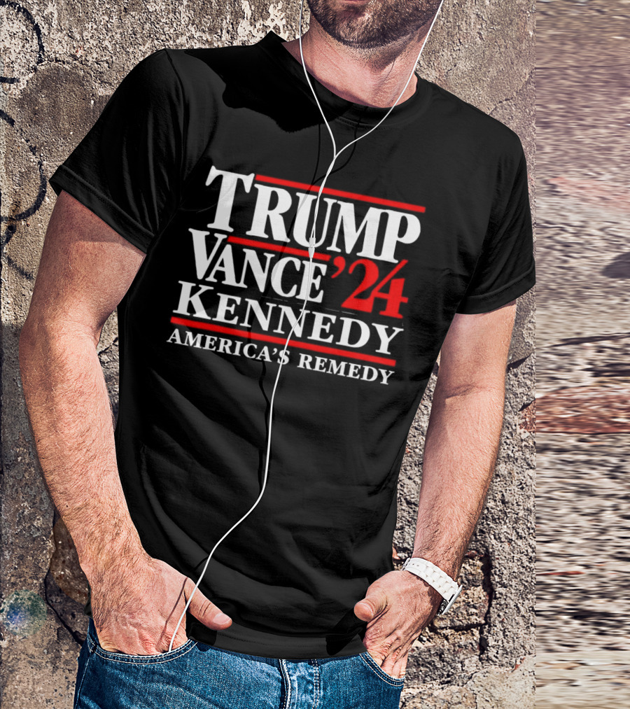 Trump Vance '24 Kennedy America's Remedy T-Shirt