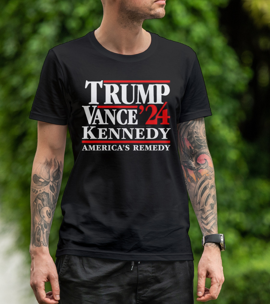 Trump Vance '24 Kennedy America's Remedy T-Shirt