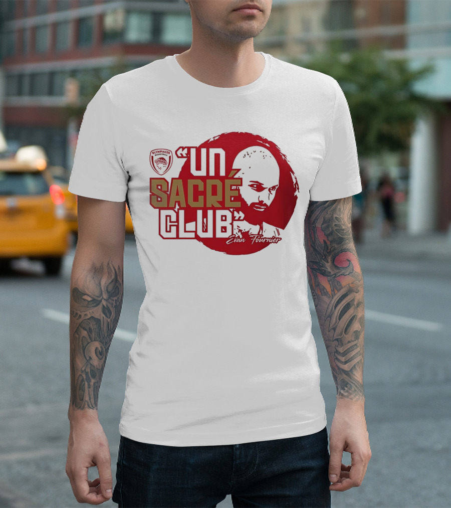 Olympique Asnières Un Sacré Club Evan Fournier T-Shirt