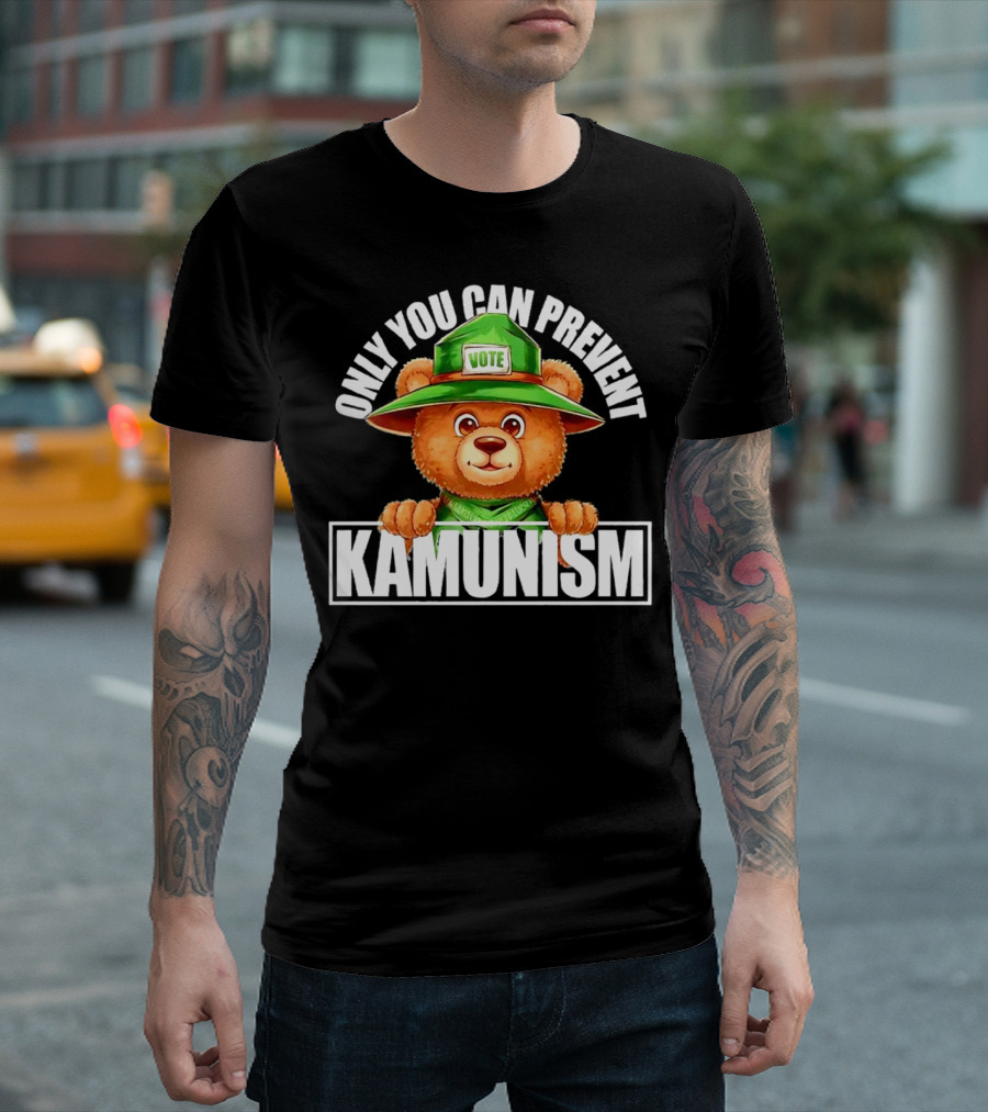 Only You Can Prevent Kamunism Bear Vote Hat T-Shirt