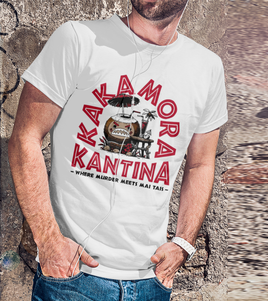 Kakamora Kantina - Where Murder Meets Mai Tais Polynesian Mischief T-Shirt