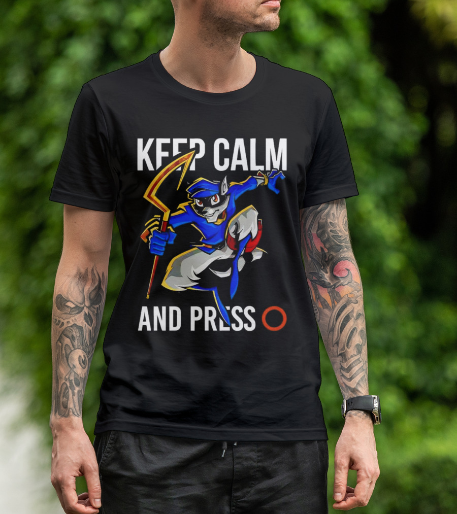 Keep Calm And Press O Sly Cooper T-Shirt
