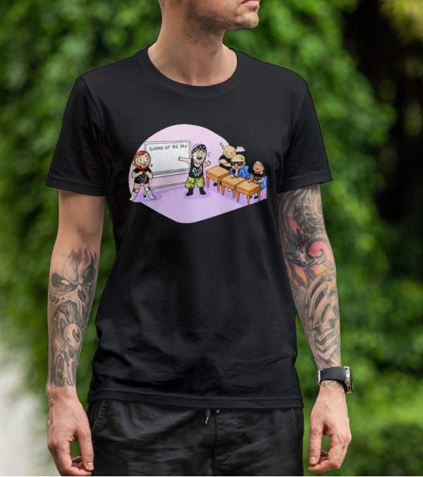 Word Of The Day Classroom With Professor Briscoe Vocab Lessons T-Shirt