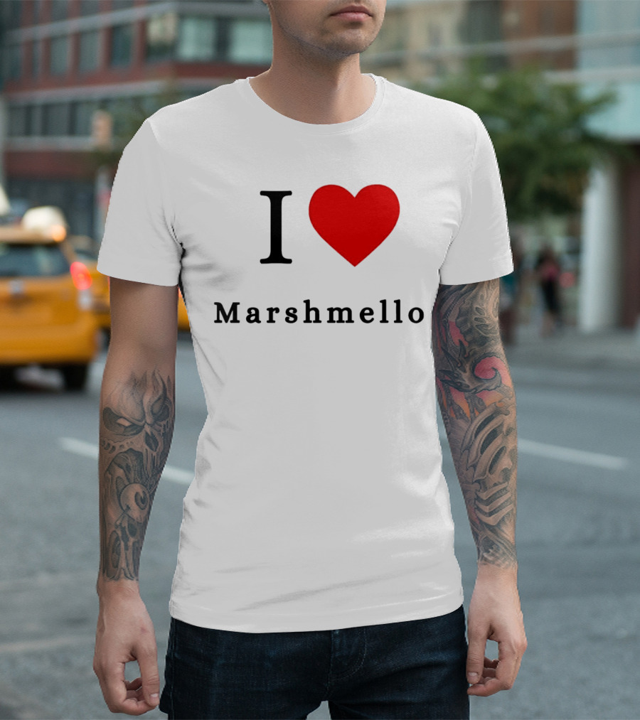 I ❤️ Marshmello T-Shirt