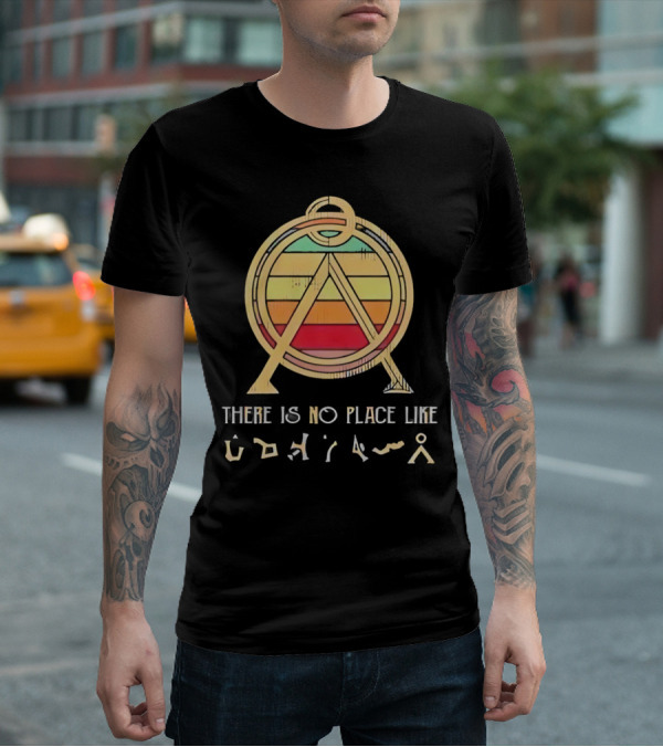 There Is No Place Like Vintage Stargate Inspired Retro Emblem T-Shirt