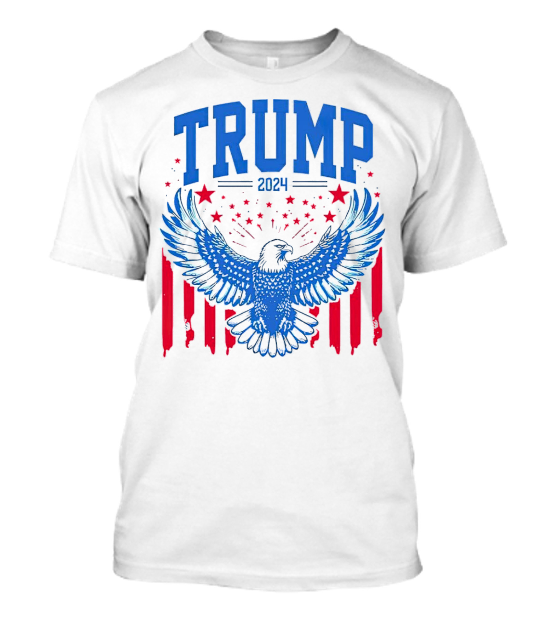 Trump 2024 Eagle Stars Stripes T-Shirt