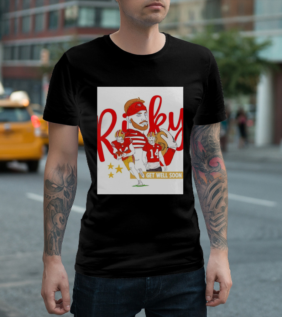Ricky Pearsall San Francisco 49ers Get Well Soon Football T-Shirt