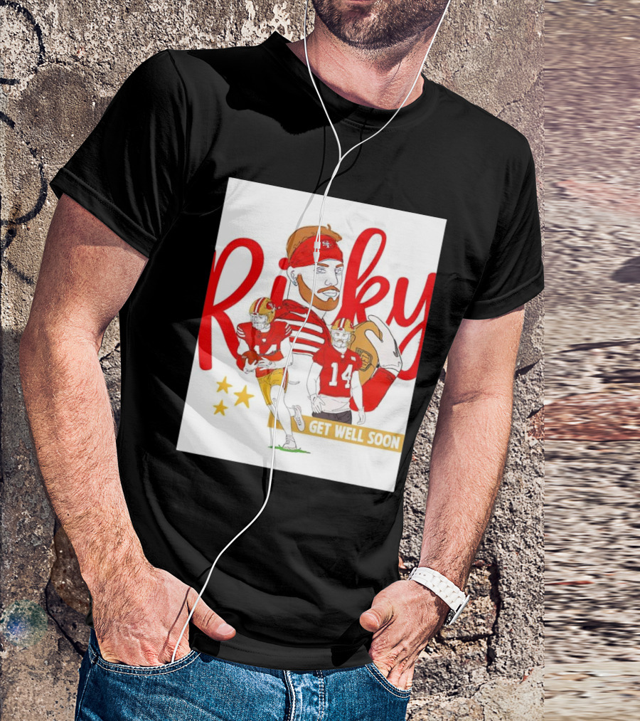 Ricky Pearsall San Francisco 49ers Get Well Soon Football T-Shirt