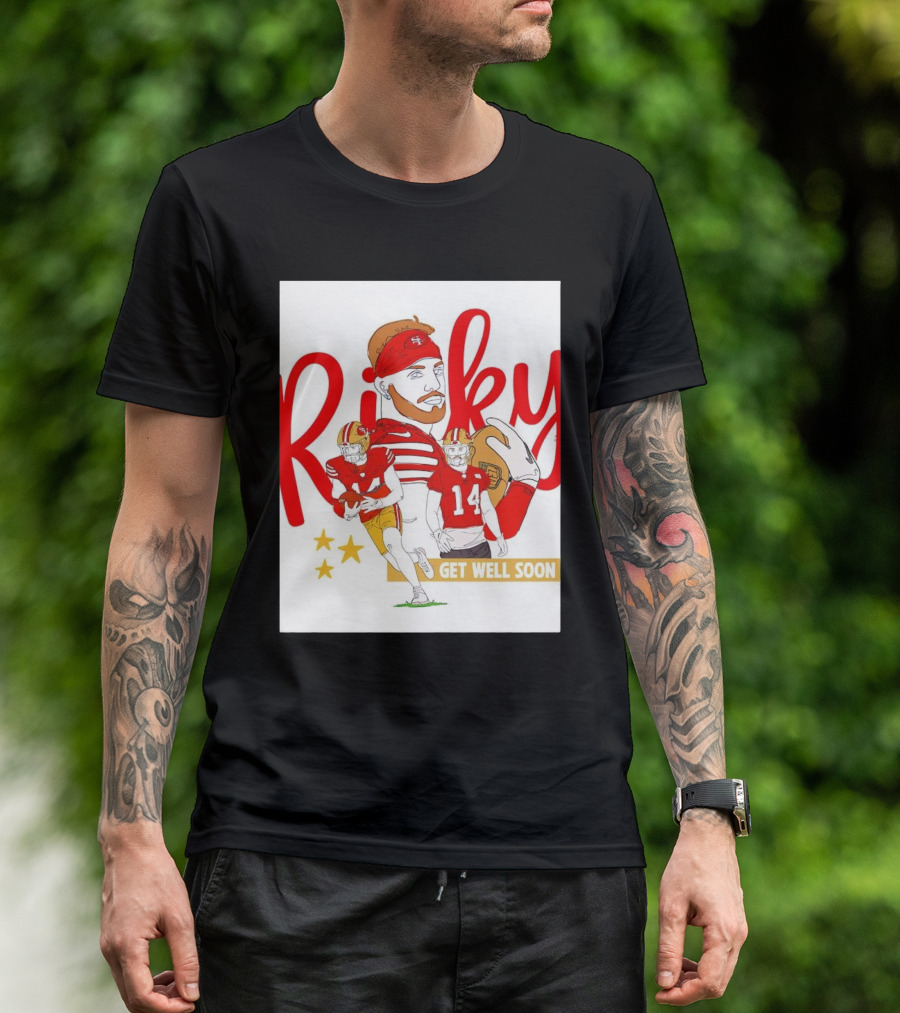 Ricky Pearsall San Francisco 49ers Get Well Soon Football T-Shirt