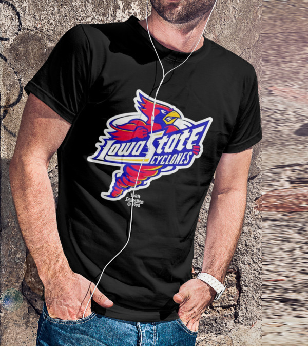 Tornado Cy Iowa State Cyclones Spirit Collection 1995 T-Shirt