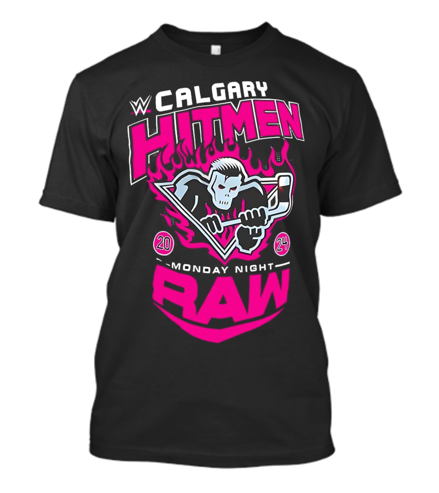 WWE Calgary Hitmen Monday Night Raw Hockey T-Shirt