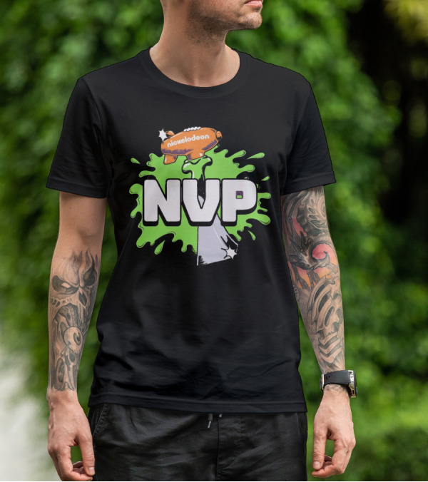 Nickelodeon NVP Blimp Green Slime Splat T-Shirt