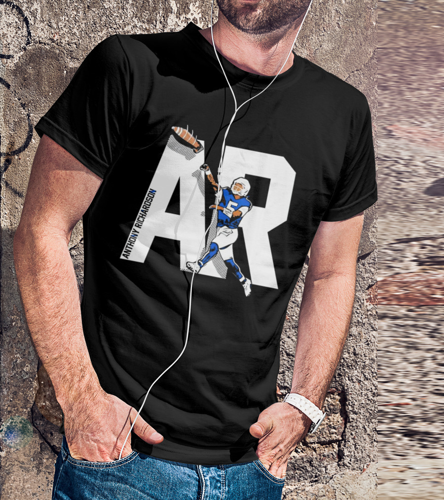Anthony Richardson AR 5 Rocket Arm Football T-Shirt