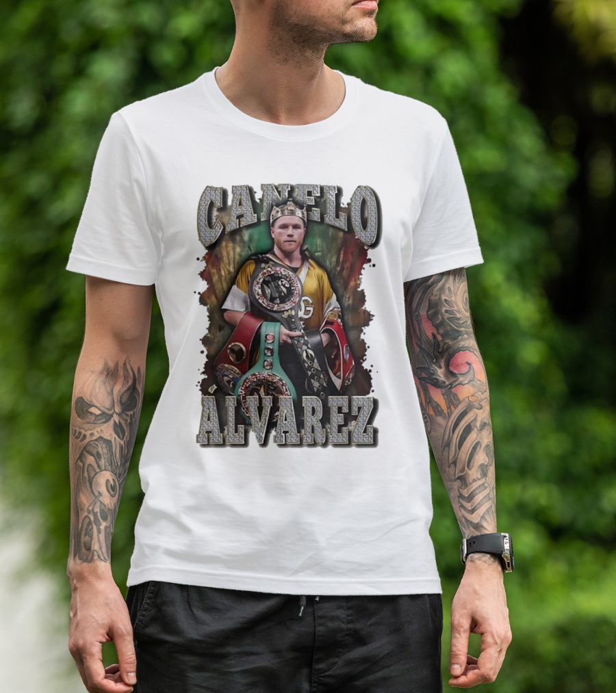 Canelo Alvarez Champion Boxing Titles Crown T-Shirt