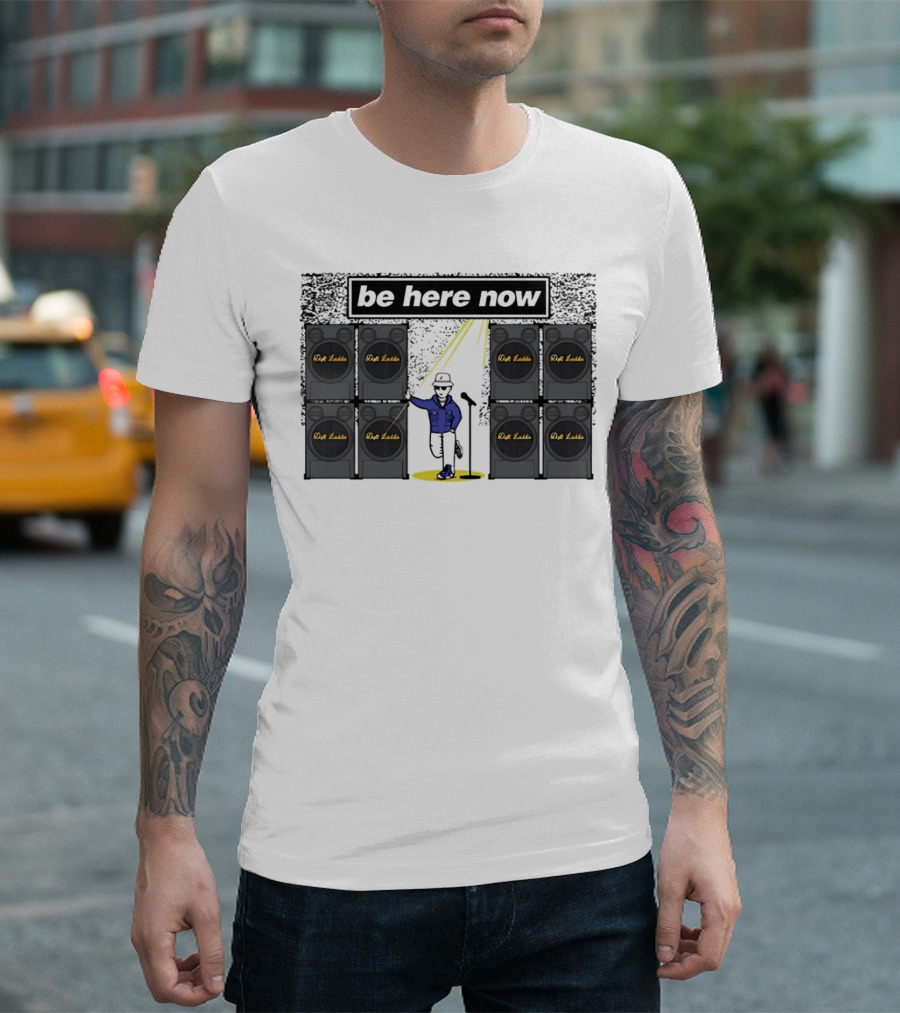 Be Here Now Dub Lodi Speaker Wall Band T-Shirt