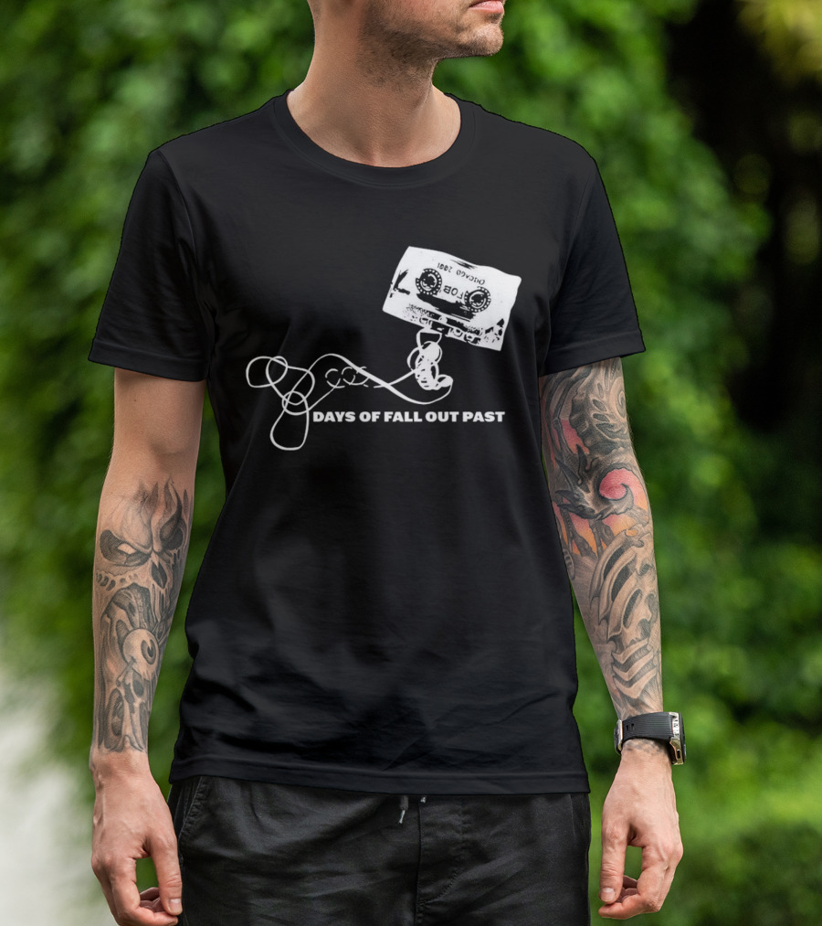 Days Of Fall Out Past Cassette Tape T-Shirt