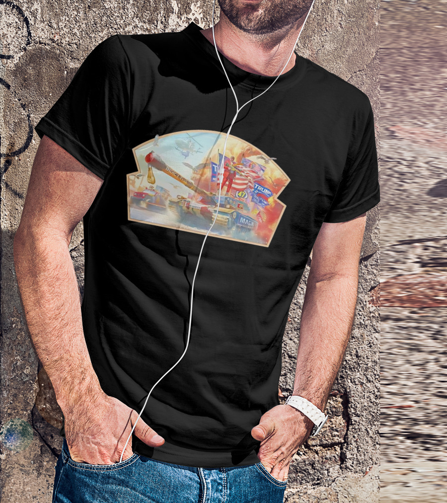 Trump Tank 2024 Indict This MAGA Flag Helicopter Explosion T-Shirt