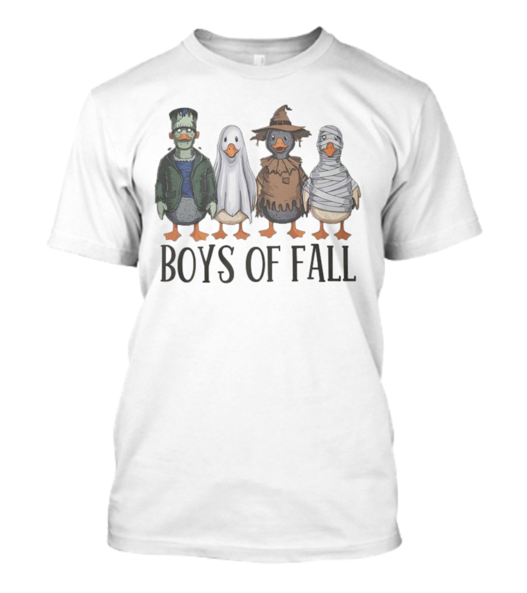 Boys Of Fall Halloween Duck Costumes T-Shirt
