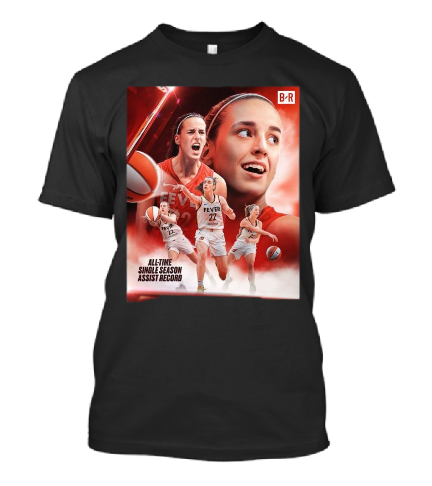 B/R Fever 22 All-Time Single Season Assist Record T-Shirt
