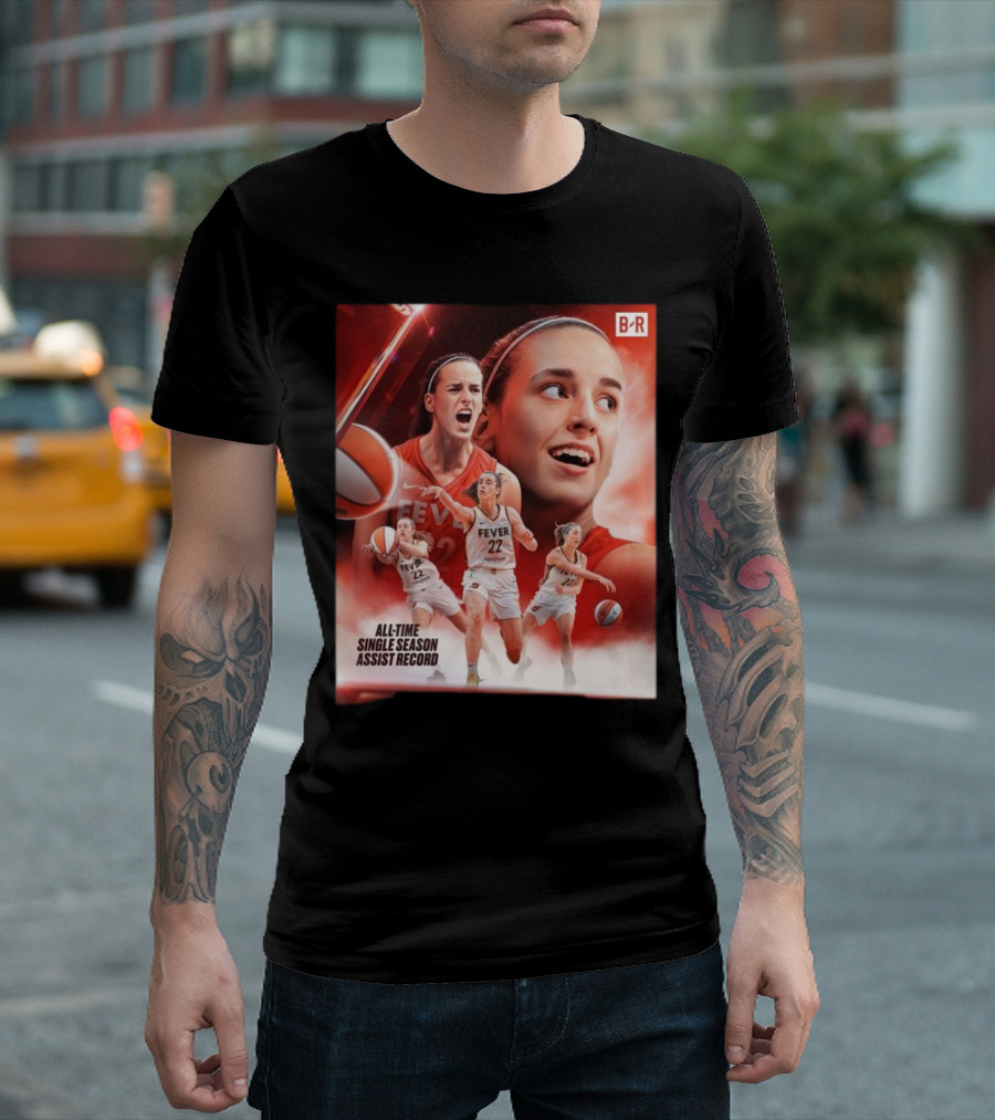 B/R Fever 22 All-Time Single Season Assist Record T-Shirt