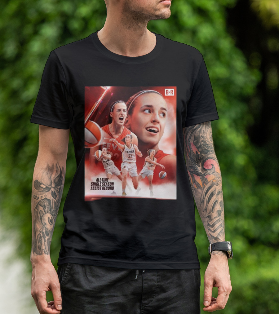 B/R Fever 22 All-Time Single Season Assist Record T-Shirt