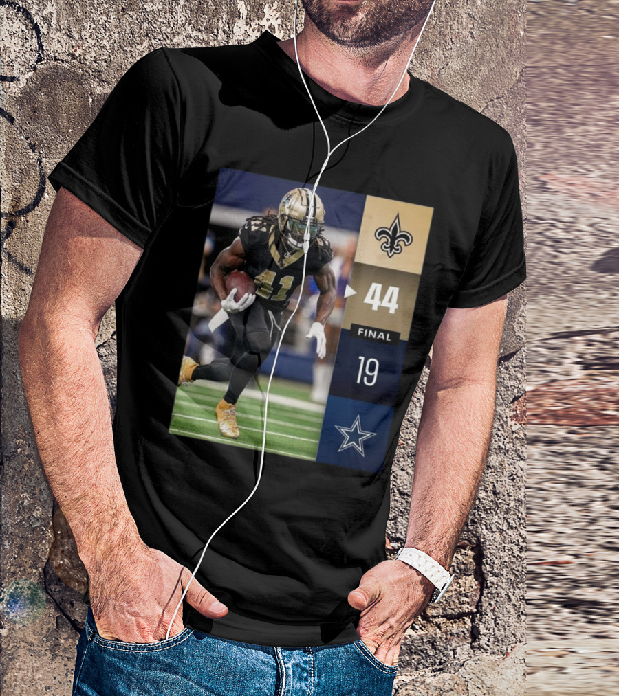 New Orleans Saints 44 19 Dallas Cowboys 2024 NFL Week 2 Final Score Victory Highlights T-Shirt