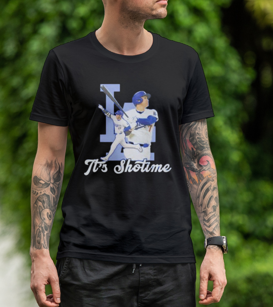 It's Shotime LA Shohei Ohtani Los Angeles Dodgers Baseball Player T-Shirt