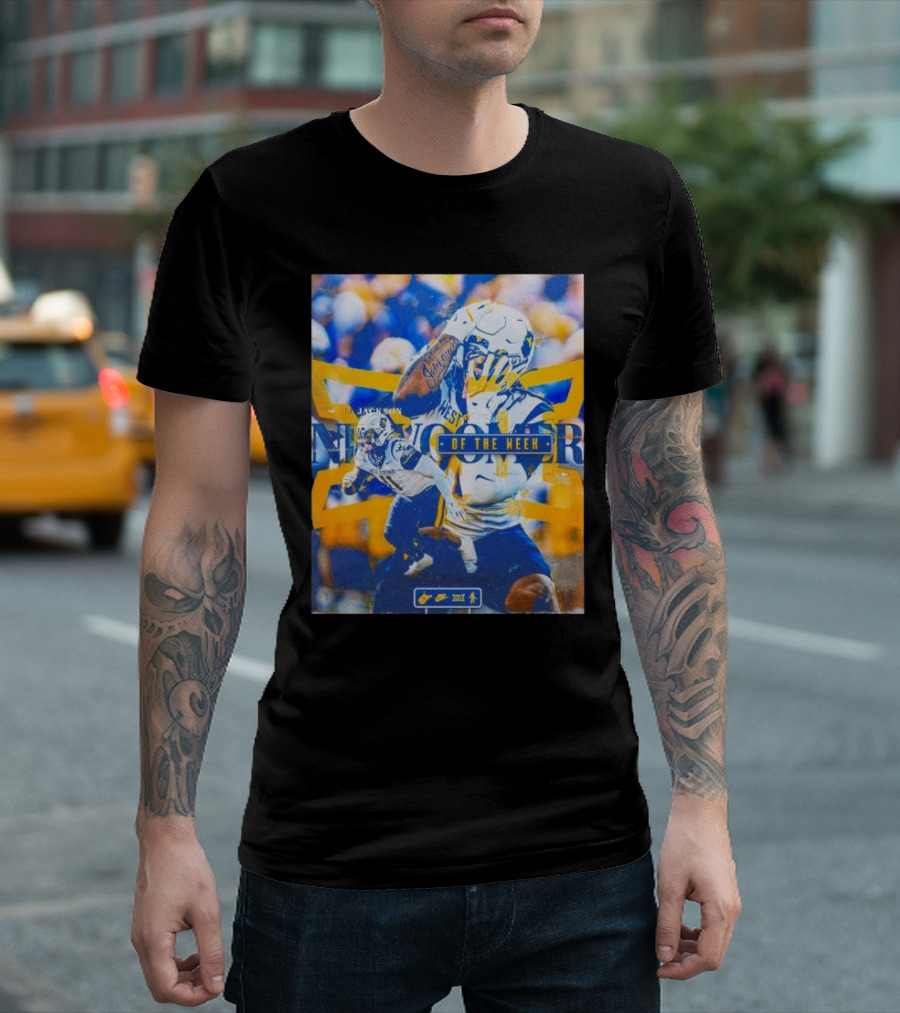 West Virginia Mountaineers TJ Jackson Player Of The Week T-Shirt