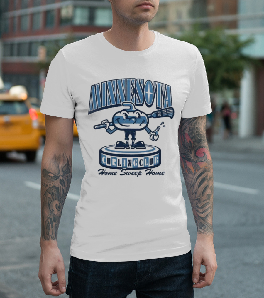 Minnesota Curling Club Home Sweep Home T-Shirt