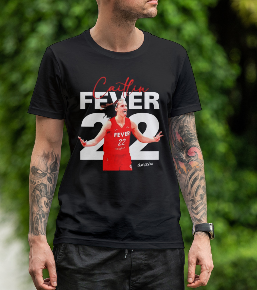 Caitlin Fever 22 Red Jersey SaeFere T-Shirt
