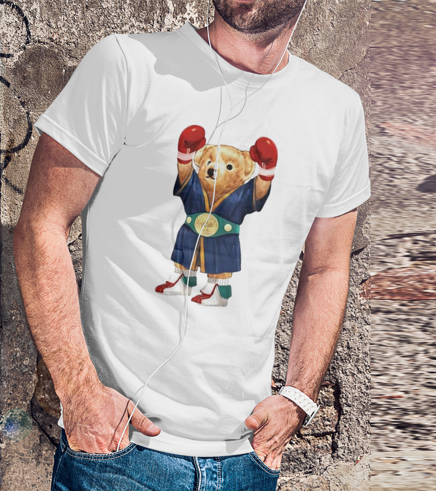 Canelo Bear Champion Boxing No Life Boxing Gloves Robe T-Shirt