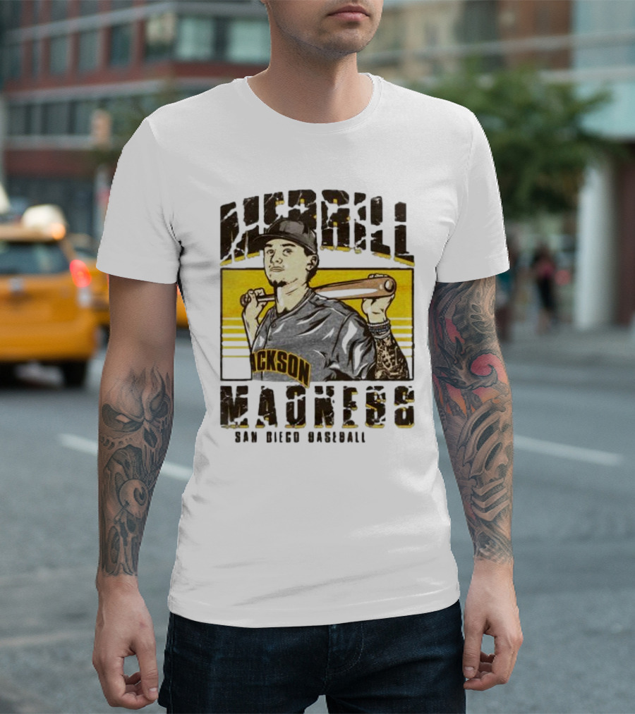 Merrill Madness Jackson San Diego Baseball T-Shirt